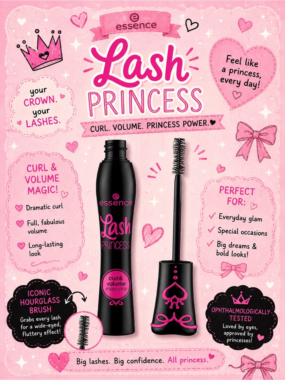 Essence Lash Princess Curl & Volume Mascara